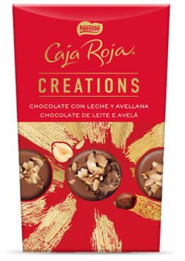 Bombones de chocolate Creations Caja Roja Nestlé caja 186 g