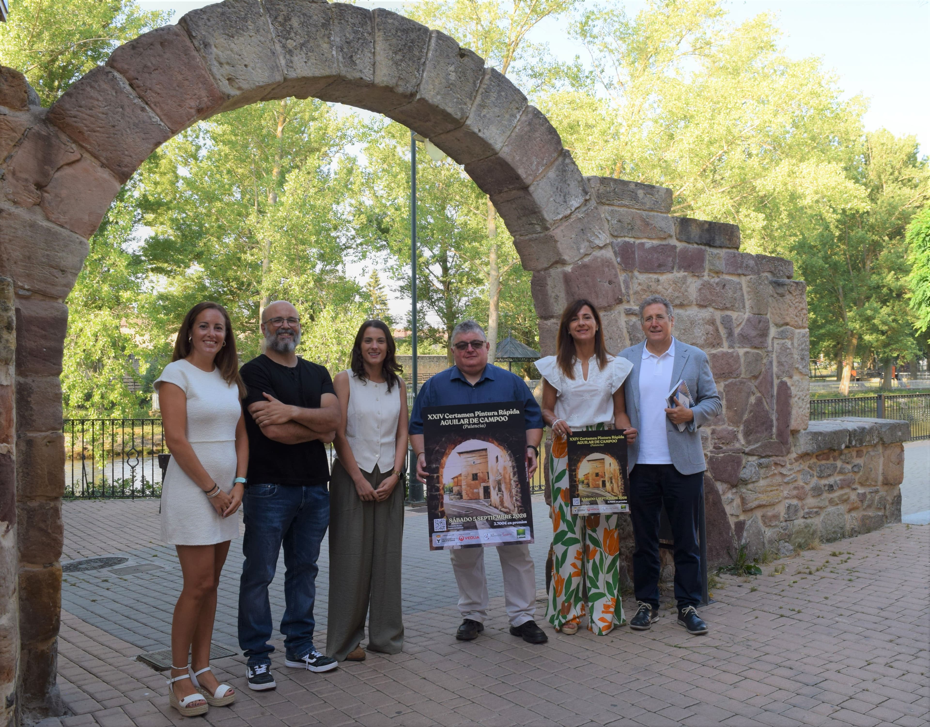 Gullón reafirma su compromiso con la Cultura local apoyando el XXIV Certamen Nacional de Pintura Rápida de Aguilar de Campoo