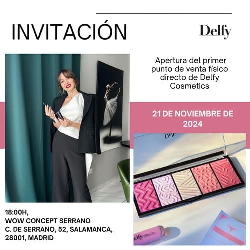 Delfy Cosmetics abre su primer punto de venta físico en WOW Concept Serrano