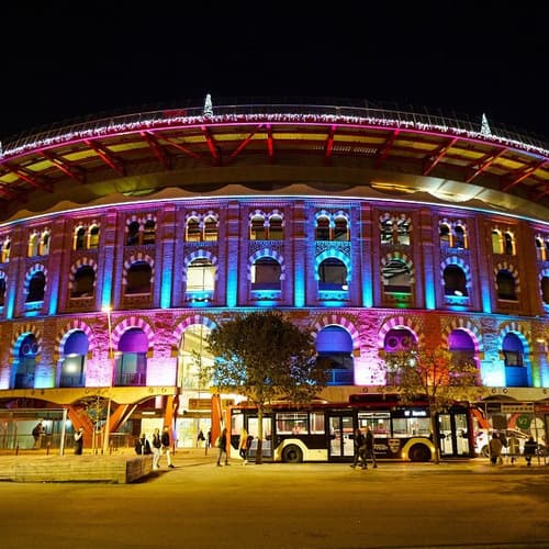 Encendido luces Arenas de Barcelona