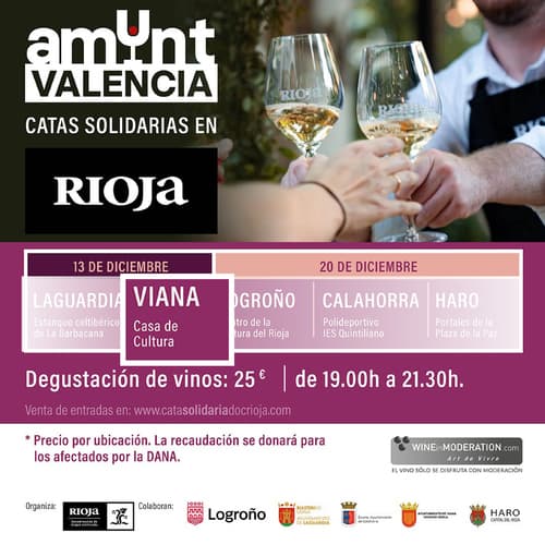 Catas Solidarias por Valencia - Viana
