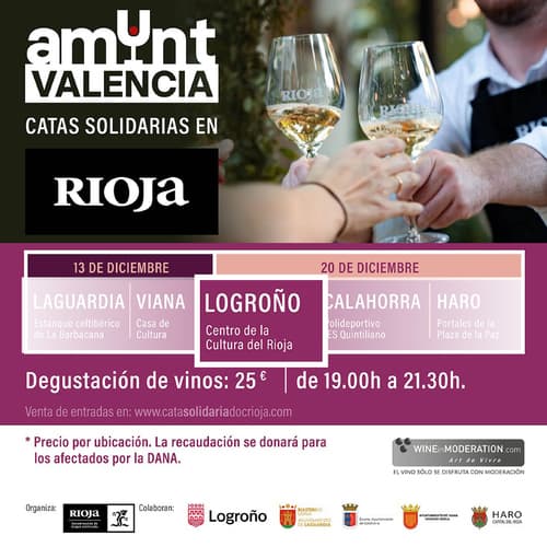Catas Solidarias por Valencia - Logroño