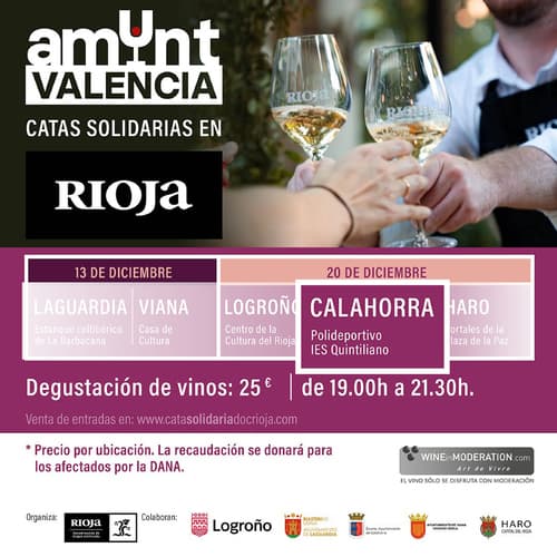 Catas Solidarias por Valencia - Calahorra