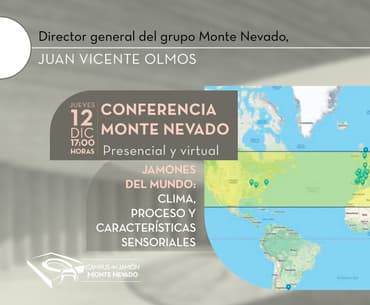 Campus del Jamón Monte Nevado: Conferencia sobre el clima, el proceso y las características sensoriales de jamones del mundo
