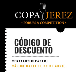 Descuento venta anticipada Copa Jerez