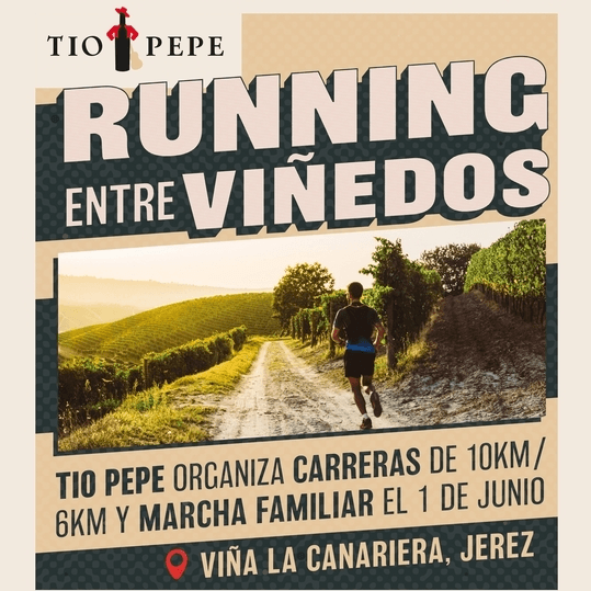 González Byass Jerez presenta “Tío Pepe Running y Marcha entre Viñedos”