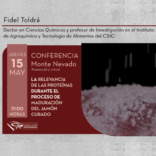 Campus del Jamón Monte Nevado: Conferencia sobre la relevancia de las proteínas durante el proceso de maduración del jamón curado