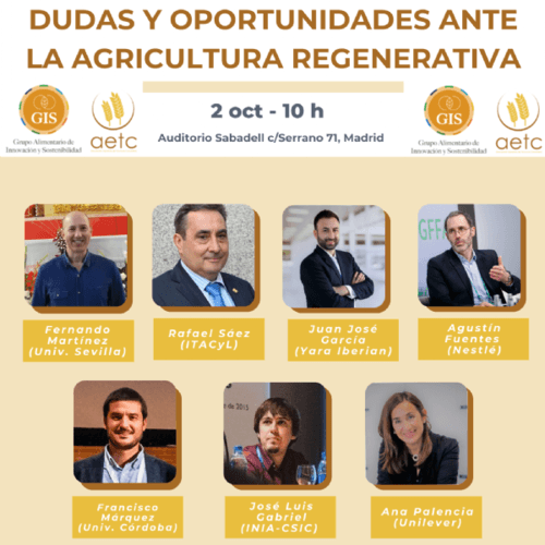 ¡No te la pierdas! Jornada sobre dudas y oportunidades ante la agricultura regenerativa | 02-10; 10h | Madrid