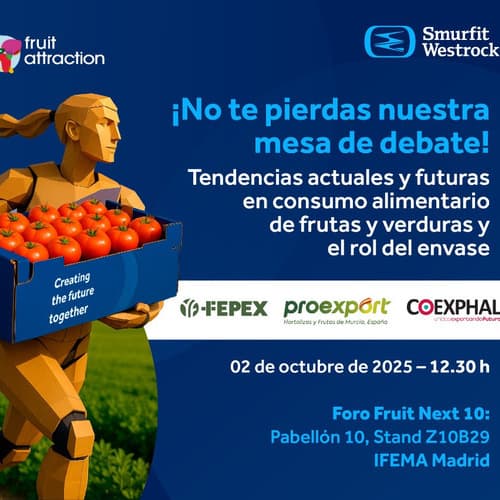 Mesa debate Fruit Attraction 2025. Tendencias actuales y futuras en consumo alimentario de frutas y verduras y el rol del envase