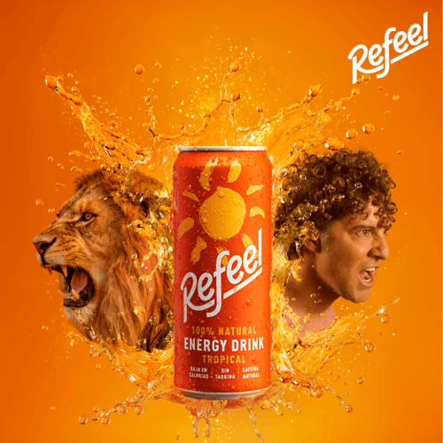 David Bisbal presenta Refeel la nueva bebida energética natural