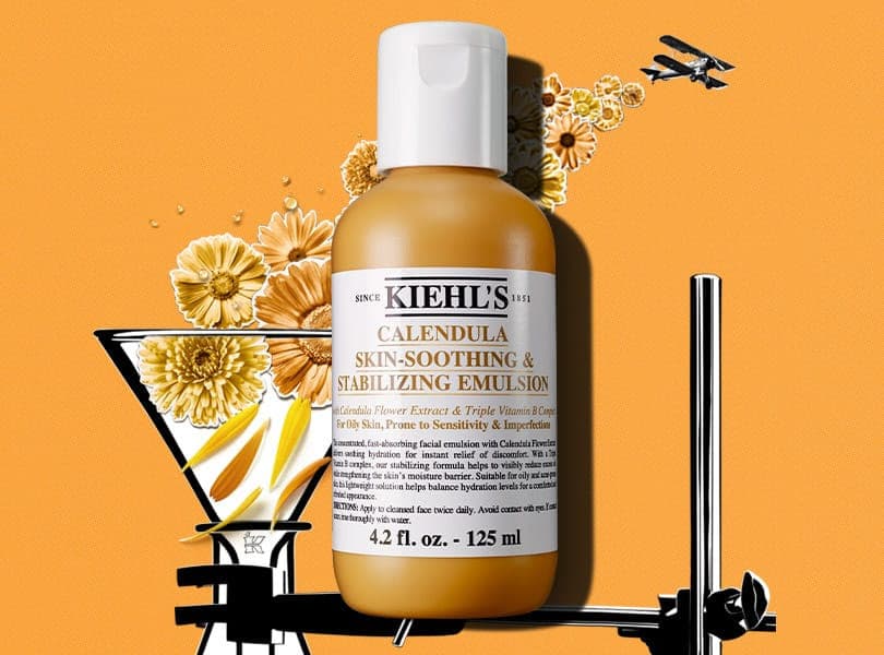 La nueva Emulsión de Caléndula de Kiehl's es el producto perfecto para calmar la piel este verano