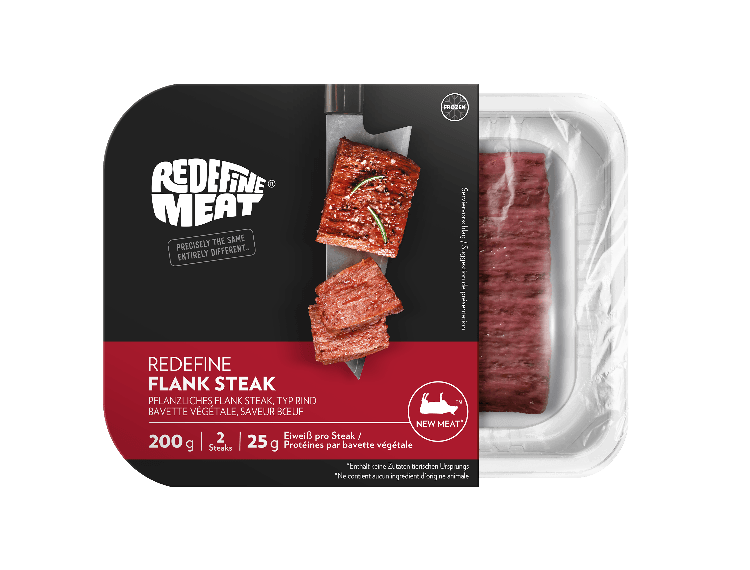 El bistec de falda Redefine se vende en toda Europa y ofrece a los consumidores el primer corte premium de carne nueva del mundo