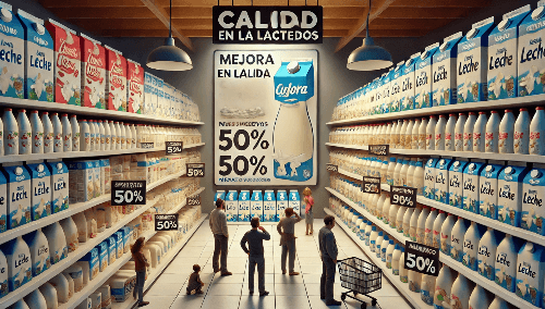 OCU advierte una mejora de la calidad de la leche y un espectacular aumento del precio del 50%
