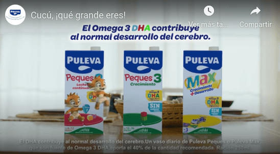 Los consumidores premian la campaña "¡Cu-cú!" de Puleva Peques y Puleva Max por su creatividad y eficacia