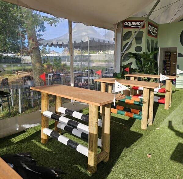 Cafés Oquendo sorprende en el CSI de Gijón con una original cafetería inspirada en la hípica