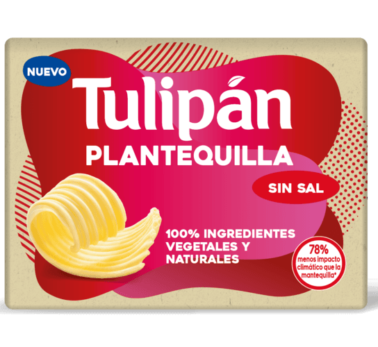 Tulipán revoluciona los productos de origen vegetal con Plantequilla en pastilla, la alternativa con el 100% de ingredientes naturales perfecta para cocina y repostería