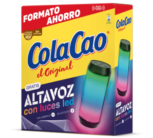 ColaCao le pone color a la música con su nuevo altavoz con luces LED