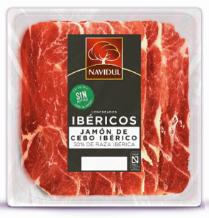 Las lonchas de jamón y paleta de cebo ibérico de Navidul, ahora en un nuevo formato