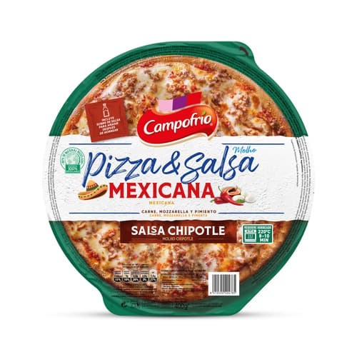 Campofrío presenta su nueva pizza&salsa mexicana, única en el mercado