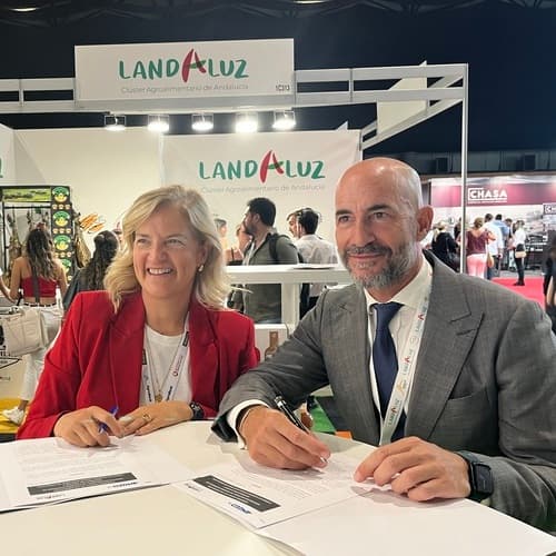 ANGED y LANDALUZ firman un convenio para dinamizar la cadena agroalimentaria de Andalucía