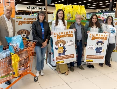 GADIS lanza la 6ª campaña "Alimenta la Amistad" a favor de 72 protectoras