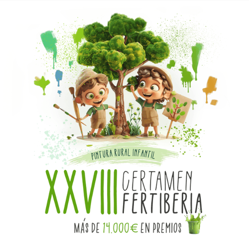 Abierta la convocatoria del XXVIII Certamen de Pintura Rural Infantil de Fertiberia