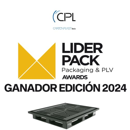El pallet plástico de Cartonplast Ibérica recibe el premio Liderpack al mejor packaging de logística y distribución en 2024