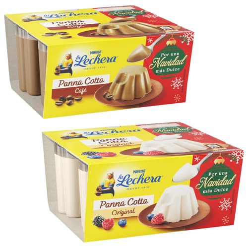 La Lechera lanza sus nuevas Panna Cottas, una auténtica delicia para estas fiestas