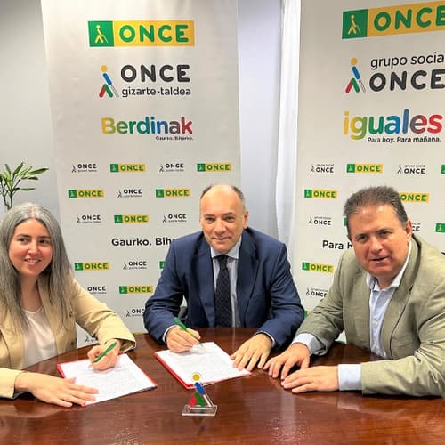 Once Euskadi y EROSKI extienden su colaboración para la inclusión social de personas con discapacidad visual