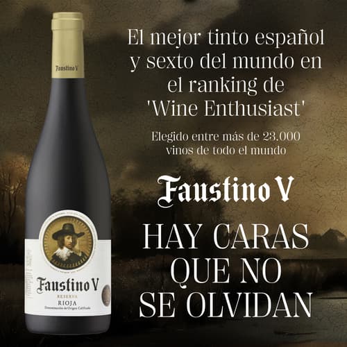 Faustino V Reserva 2018 top 6 entre las 100 "Mejores Compras" de vino según Wine Enthusiast