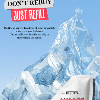 Kiehl's lanza la campaña internacional "Don't rebuy. Just refill" para ayudar a reducir el consumo de plásticos de un solo uso