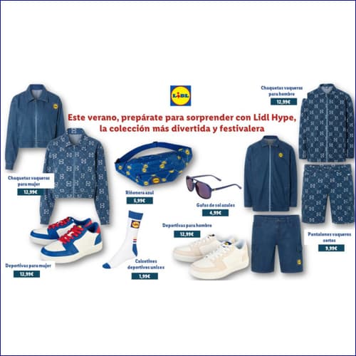 La colección más festivalera y divertida. Este verano, prepárate para sorprender con Lidl Hype
