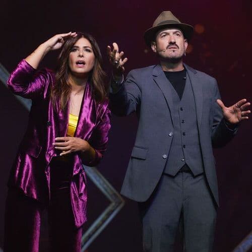 Brugal The Show, el espectáculo sobre anécdotas reales de Amistad Verdadera presentado por Nuria Roca y Álex O'Dogherty, arrasa en Madrid