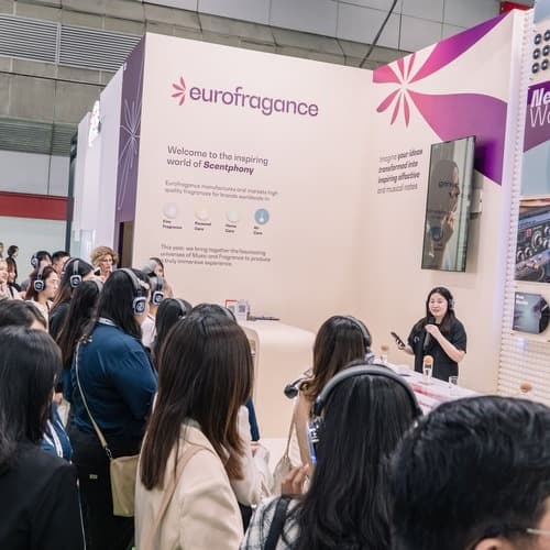 Eurofragance lleva a in-cosmetics Asia su experiencia multisensorial entre la música y las fragancias