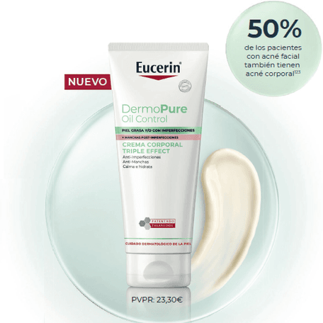 Eucerin® lanza un tratamiento específico para el acné corporal