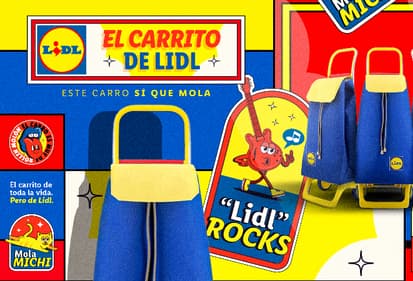 Lidl lanza el Carrito de Lidl, un carrito de la compra personalizable y con los icónicos colores de la marca
