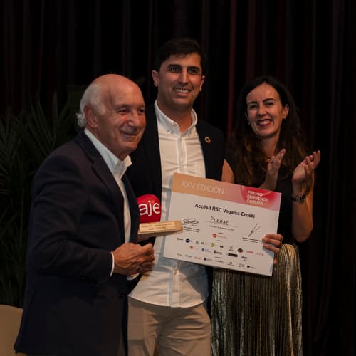 "Permae", Accésit RSE Vegalsa-Eroski en la XXV edición del Premio Emprende de AJE Coruña