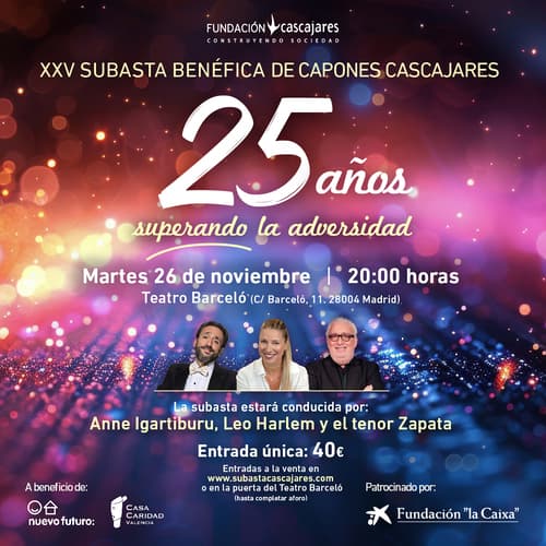 La Subasta de Capones de Cascajares celebra su XXV edición a beneficio de Nuevo Futuro y Casa Caridad Valencia