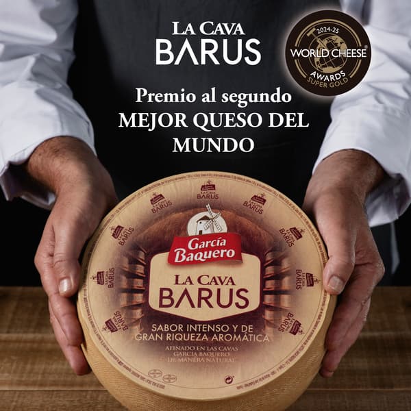 La Cava Barus de García Baquero es distinguido como segundo mejor queso del mundo en los World Cheese Awards 2024