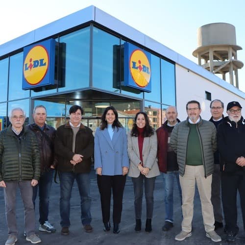 Lidl reabre en Gernika su primer supermercado en Euskadi tras restaurar e integrar un depósito de agua centenario que sobrevivió a los hechos de 1937