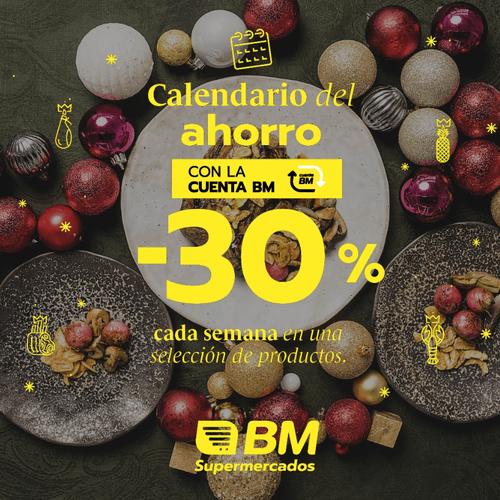 BM Supermercados lanza un calendario enfocado en frescos con 100 ofertas para anticiparse a la Navidad