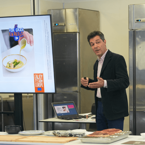 ‘El Foie Gras’ visita la Escuela de Cocina de Valladolid