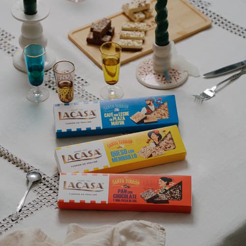 Los nuevos turrones de Chocolates Lacasa unen la historia, los sabores y los patrones más emblemáticos de España