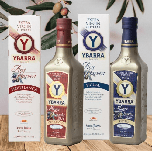 Ybarra lanza sus Virgen Extra Primera Cosecha Hojiblanca y Picual 2025 de edición limitada