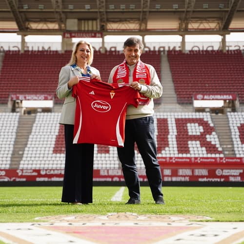 Juver Alimentación se convierte en patrocinador oficial del Real Murcia C.F. para impulsar el desarrollo de su cantera