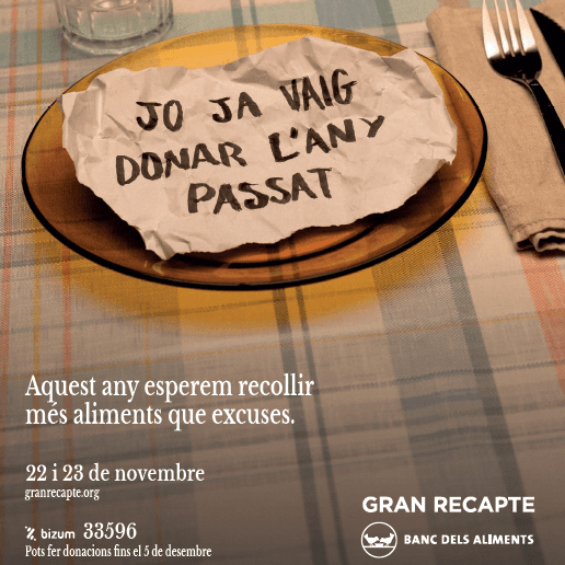 Condis participa en una nueva edición del Gran Recapte con la donación física y monetaria de alimentos