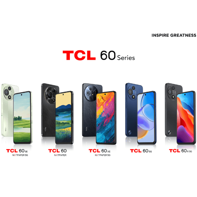 TCL inaugura la Serie TCL 60 con su nuevo smartphone TCL 60 XE NXTPAPER 5G