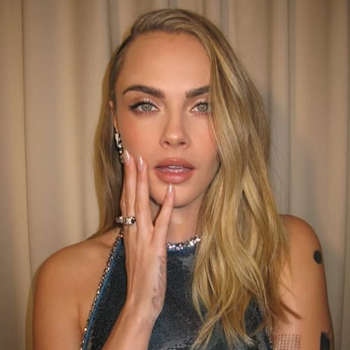 Estos son los productos estrella del beauty look de Cara Delevingne en los Globos de Oro