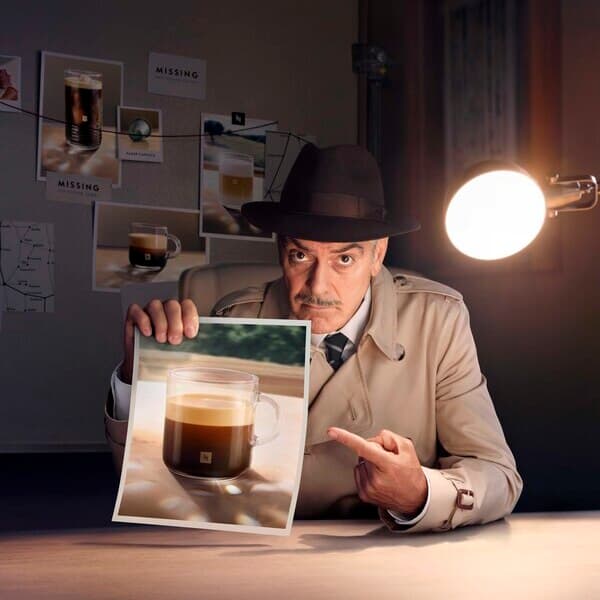 George Clooney se convierte en el detective en el nuevo anuncio de Nespresso