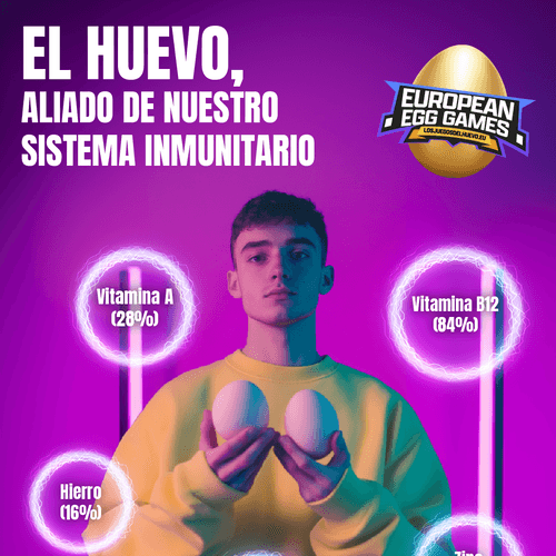 El huevo, fuente de nutrientes que ayudan a nuestro sistema inmunitario